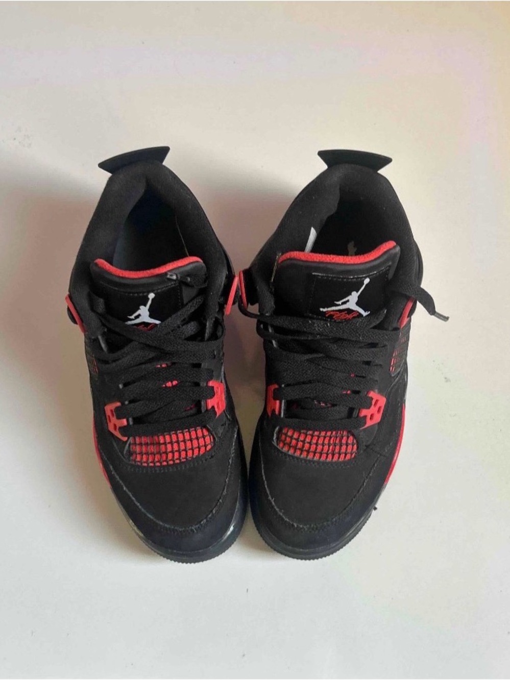 Jordan Black and Red Men's Retro Style Sneakers